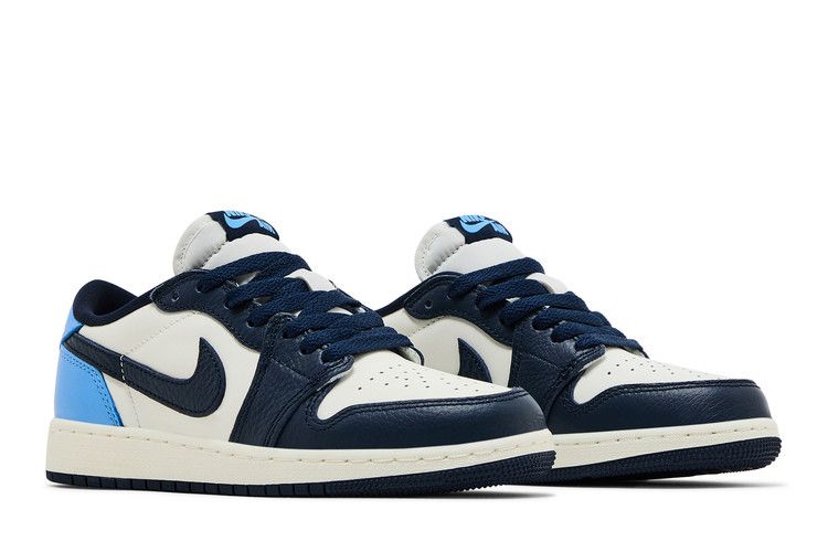 Air Jordan 1 Retro Low OG GS Obsidian UNC