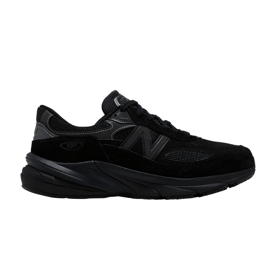 New Balance 990v6 Made in USA 2E Wide Triple Black