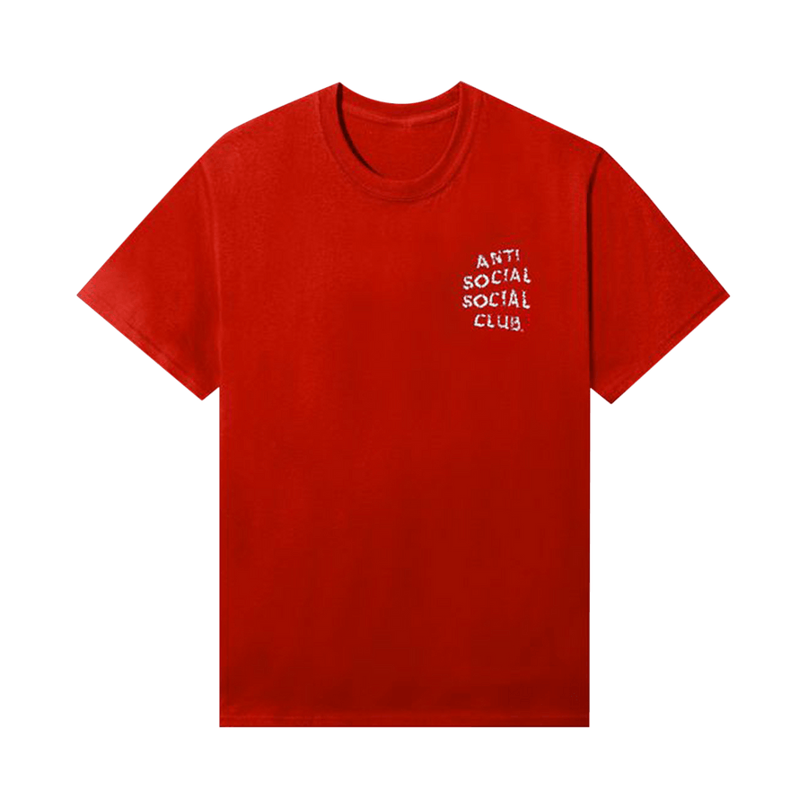 Anti Social Social Club Partly Cloudy T-Shirt Red