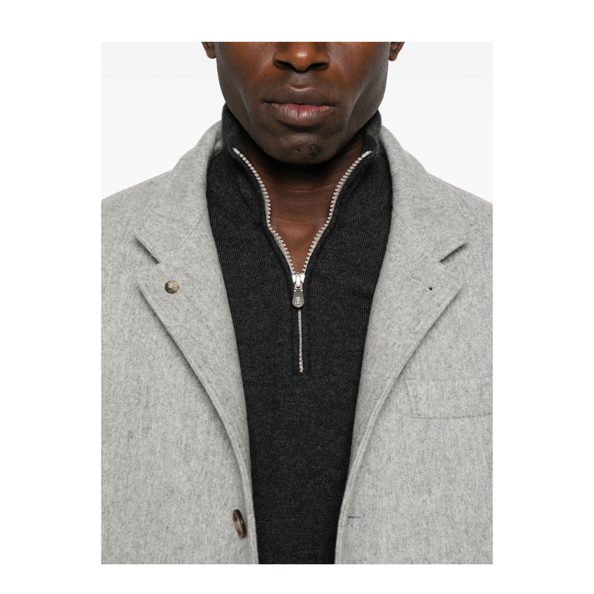 Cashmere High-Neck Sweater