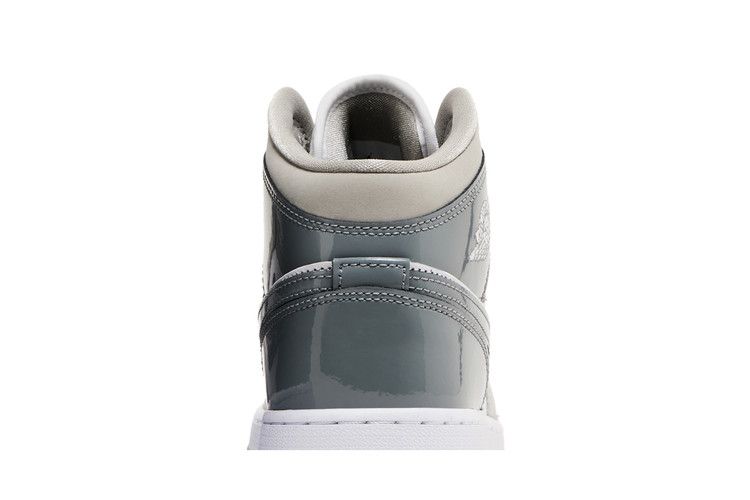 Air Jordan 1 Mid SE GS Patent Cool Grey