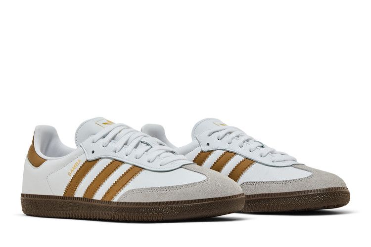 Adidas Samba OG White Brown Desert