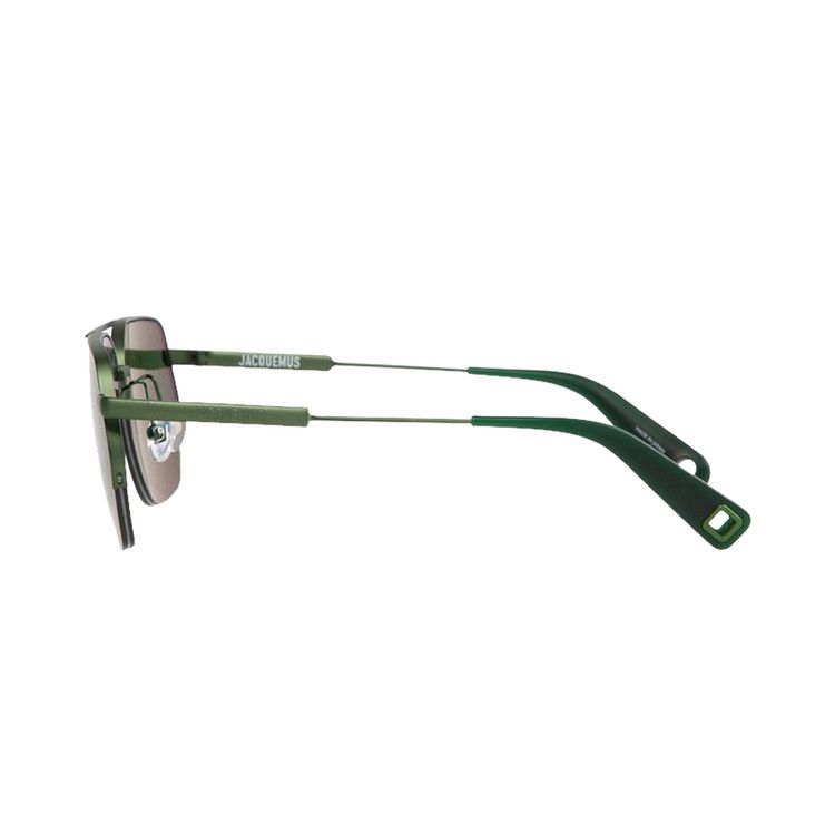 Jacquemus Aviator Sunglasses Green