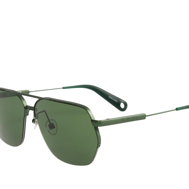 Jacquemus Aviator Sunglasses Green