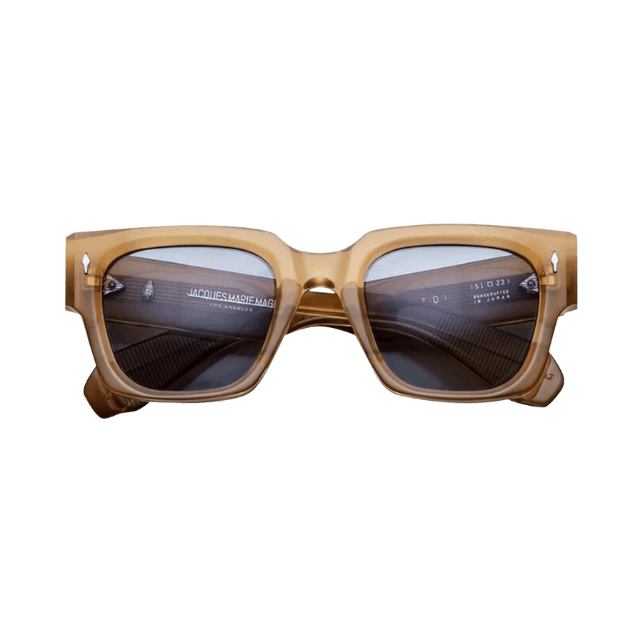 Jacques Marie Mage Enzo Saffron Sunglasses Brown/Blue
