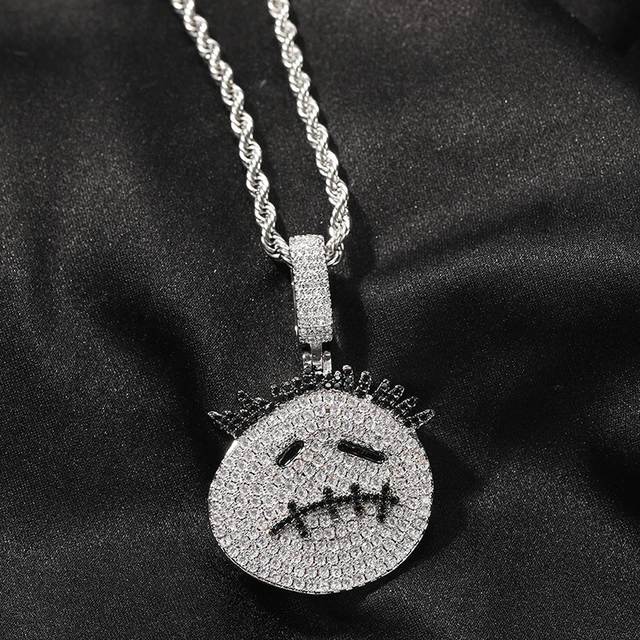 TRAVIS SCOTT LOGO ICED OUT PENDANT