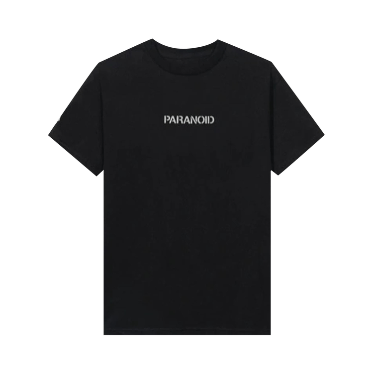 Anti Social Social Club Undefeated Paranoid Logo T-Shirt Black