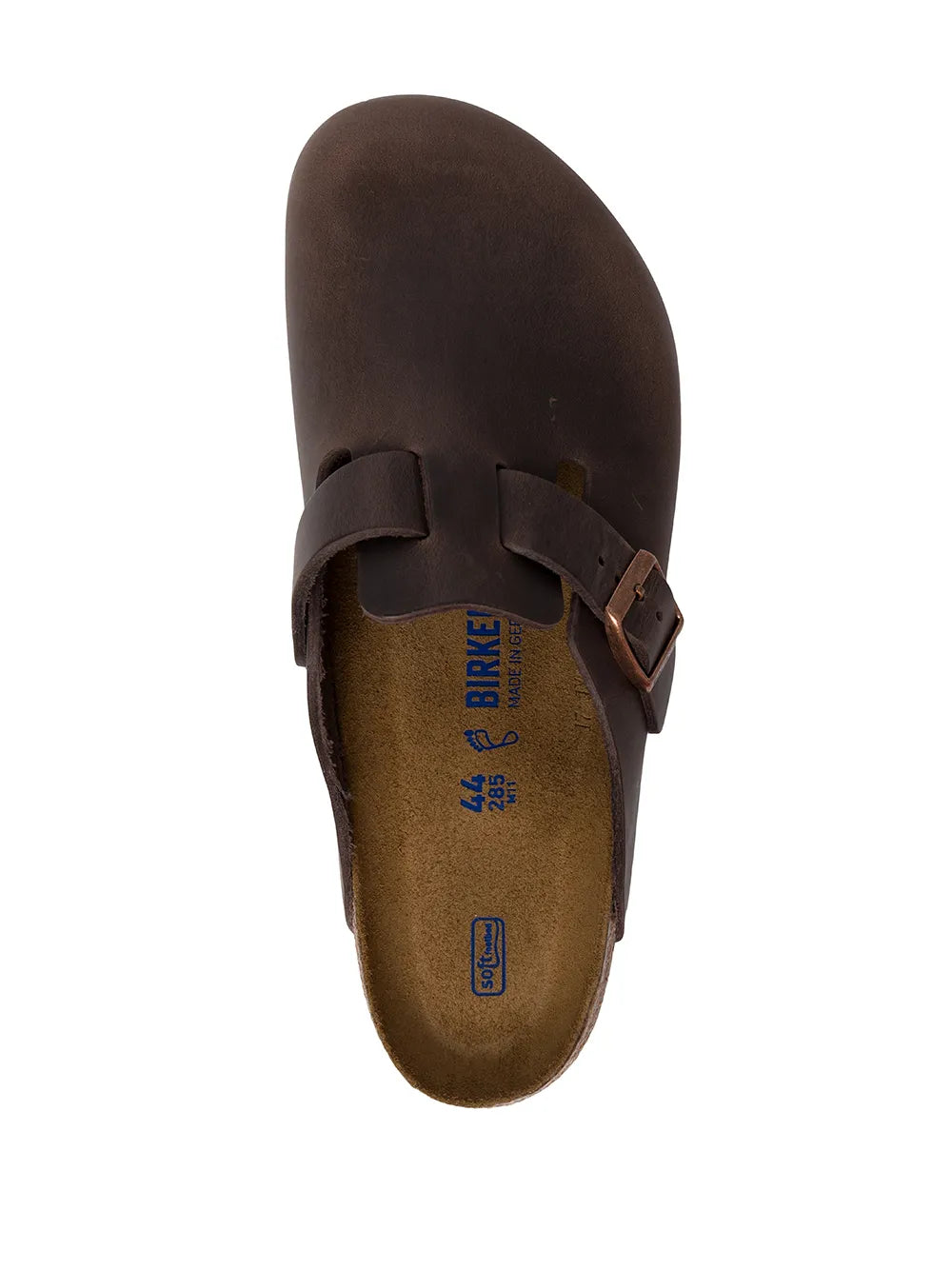 buckle-fastening mules
