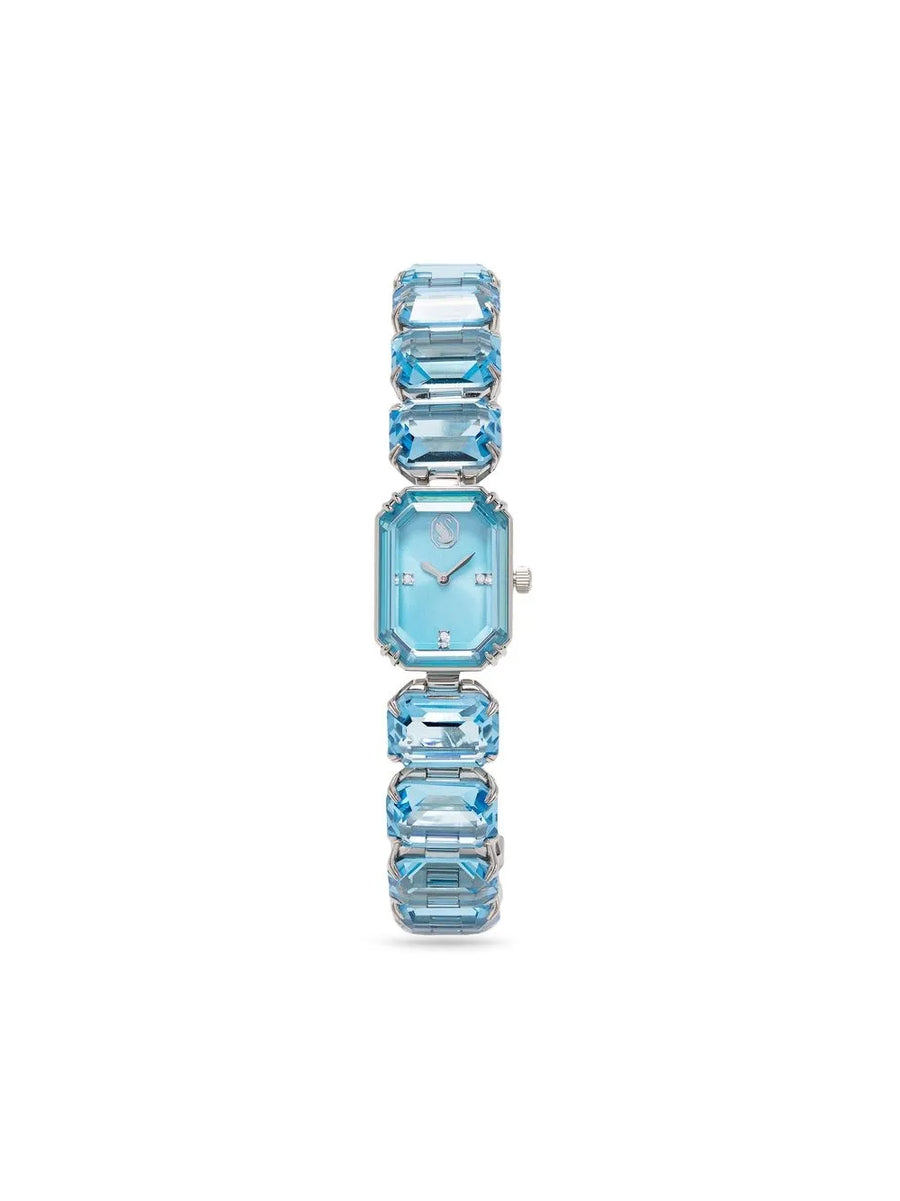 Octagon cut quartz watch