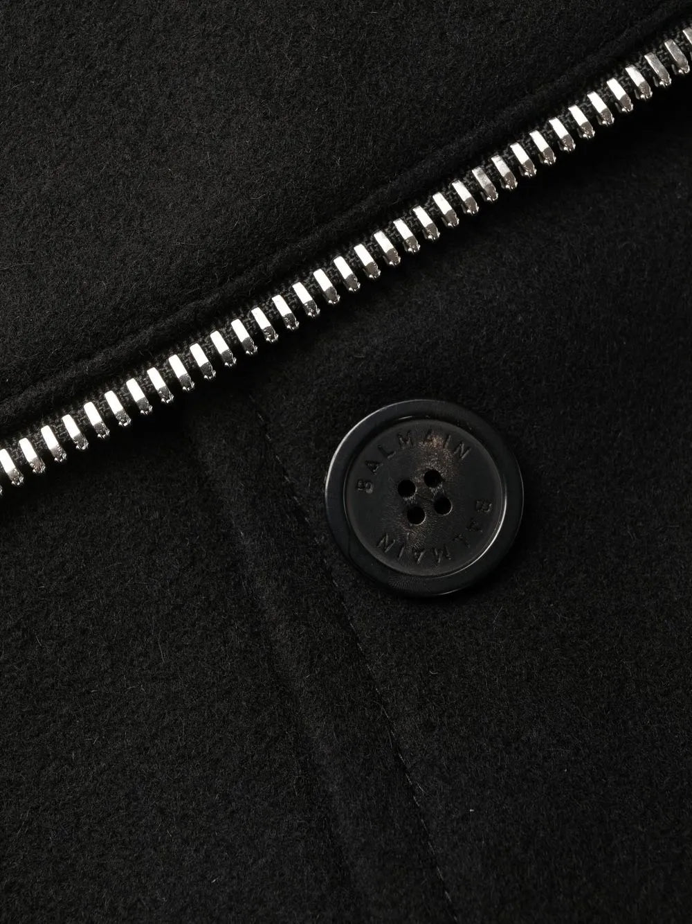 double-breasted wool coat