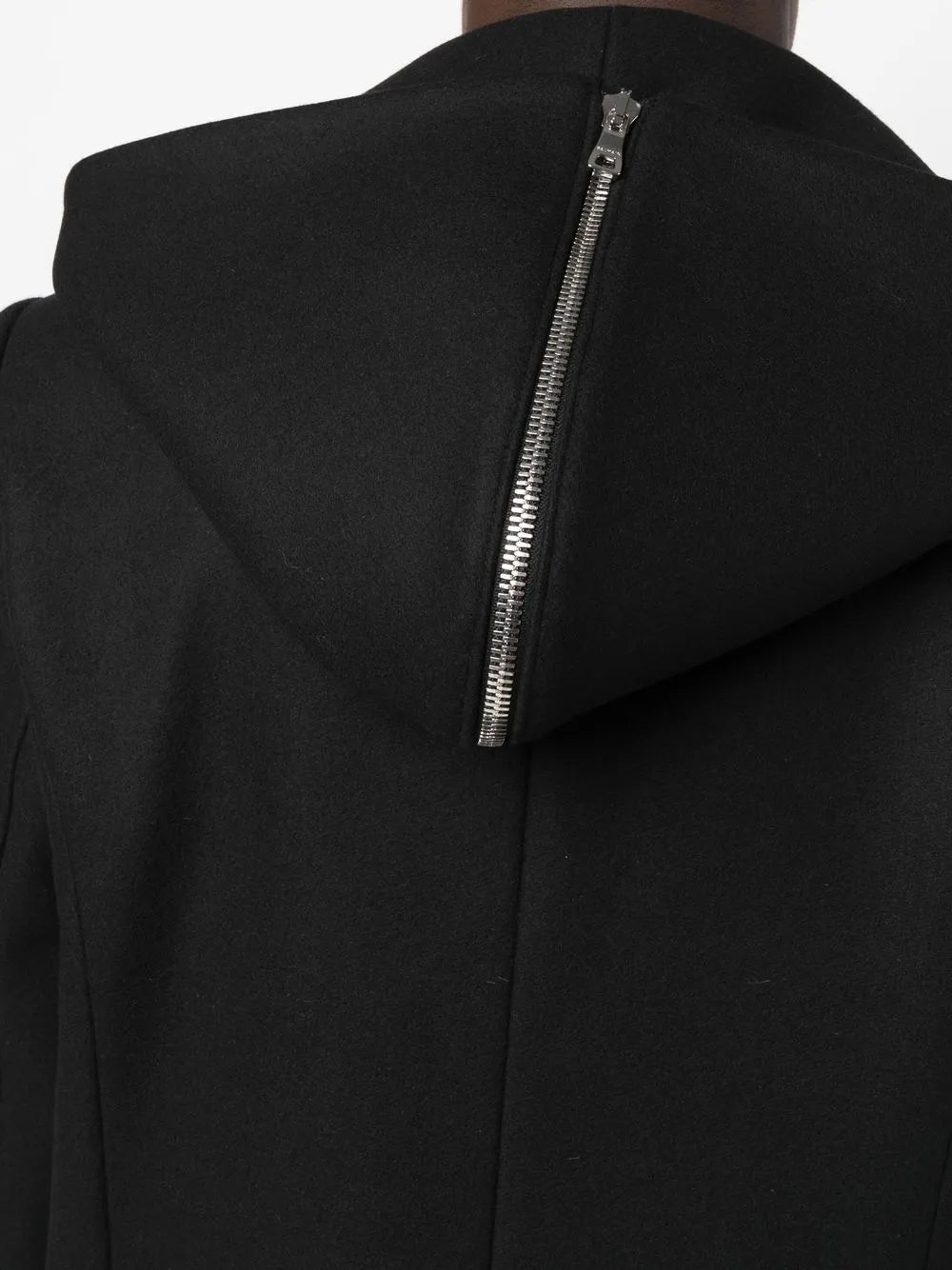 double-breasted wool coat