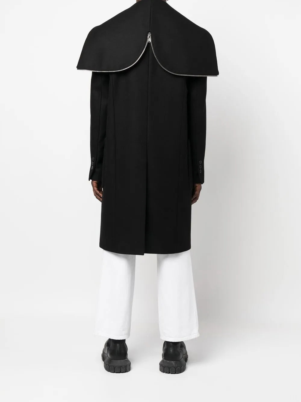 double-breasted wool coat