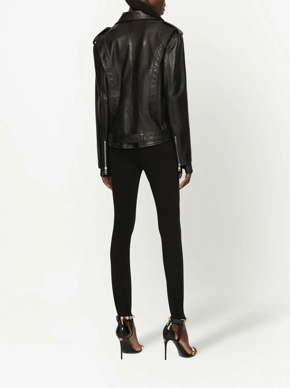 leather biker jacket