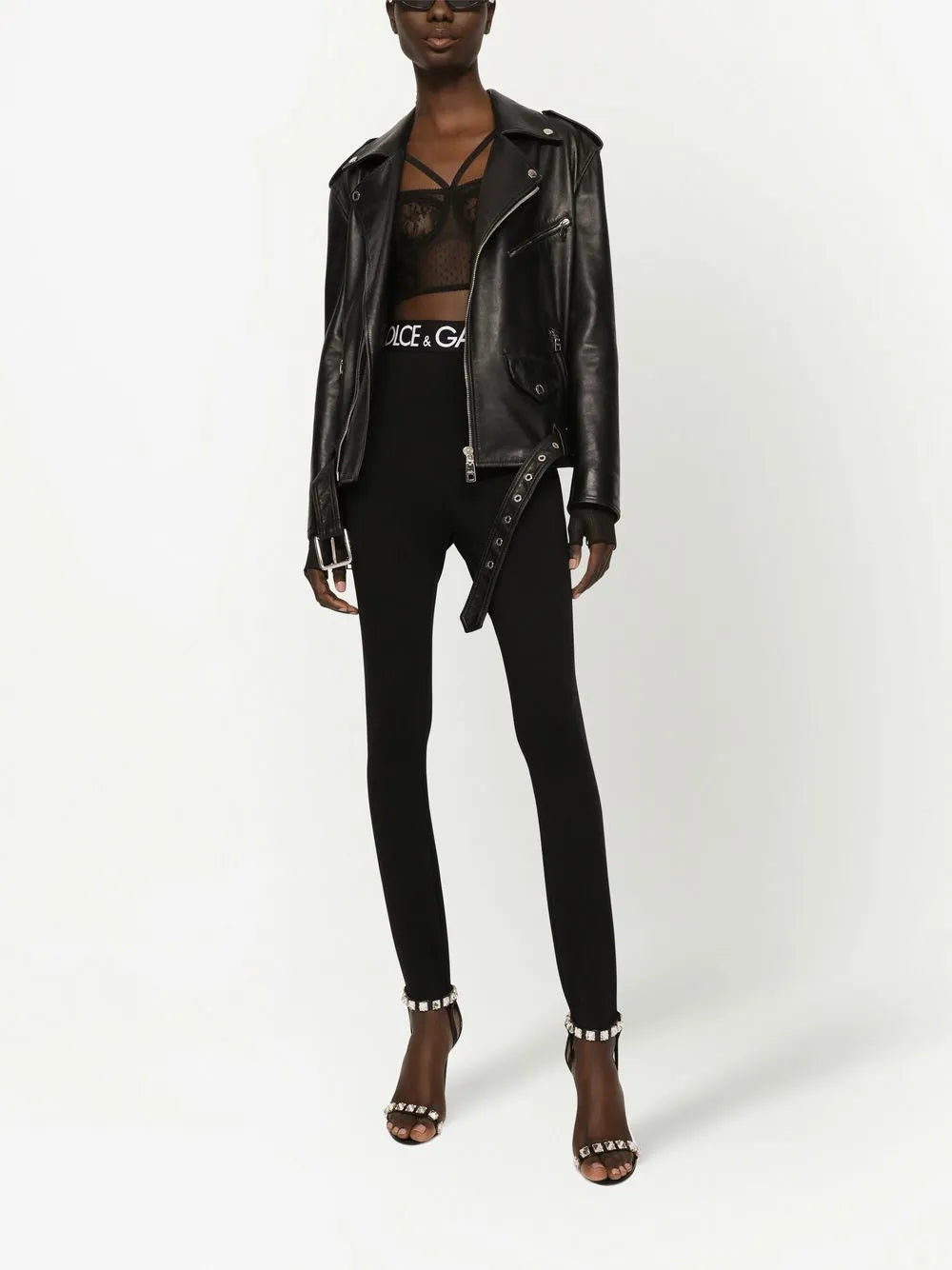leather biker jacket