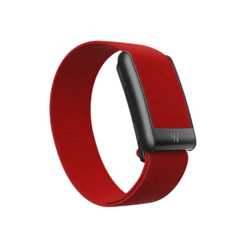 Whoop 5.0 Coreknit Cardinal Band (12 Month Peak Subscription Included)
