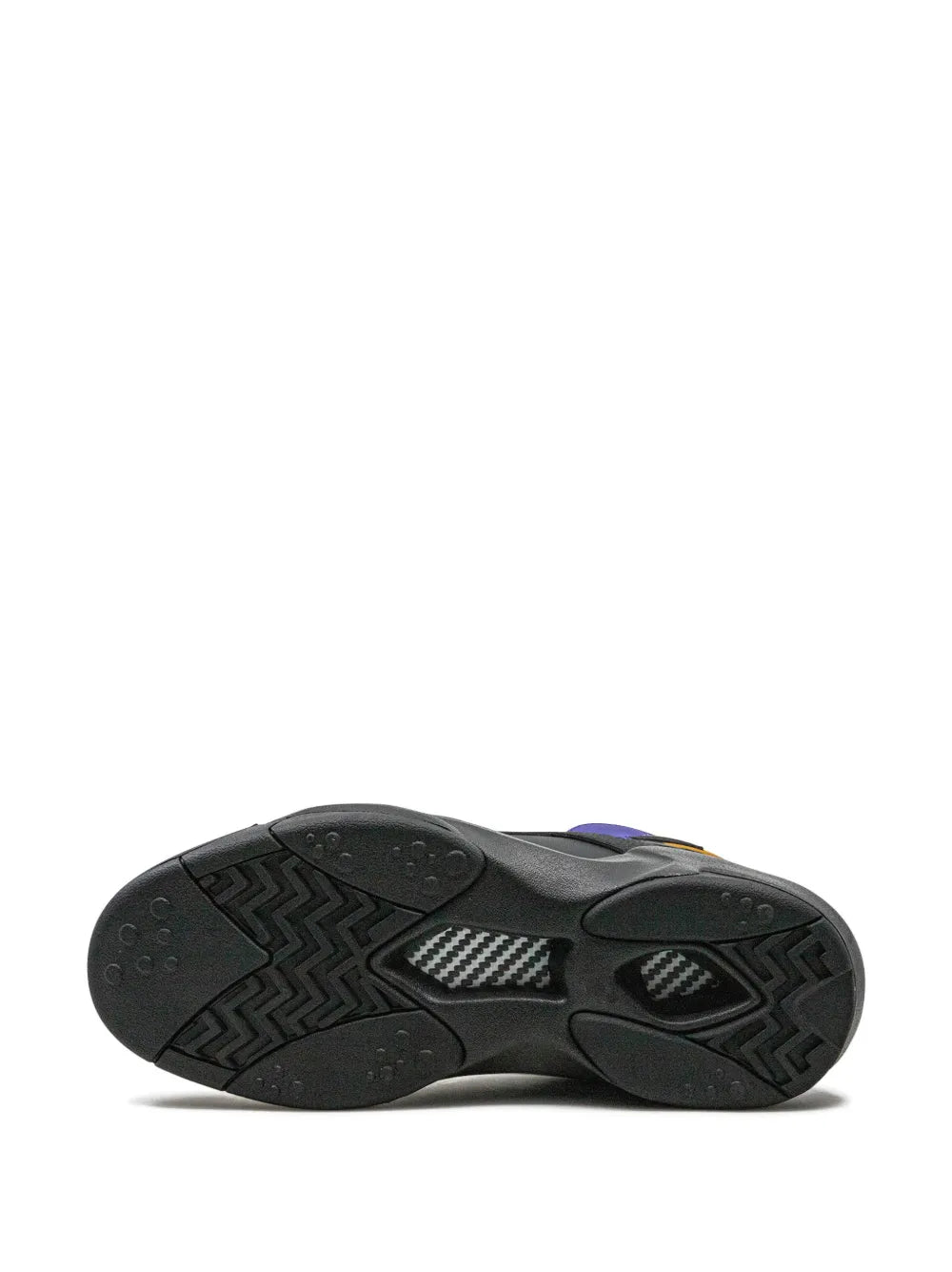 Shaq Attaq "Core Black/Bold Purple/Collegiate Gold" sneakers