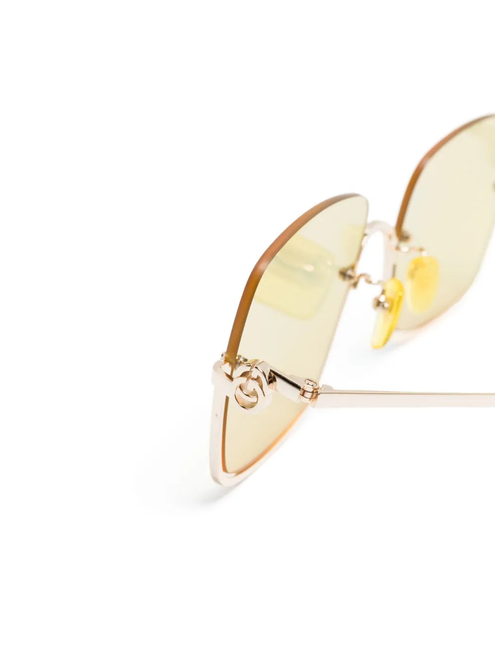 square mirrored-lense sunglasses