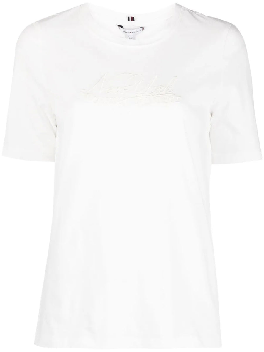 embroidered New York T-Shirt