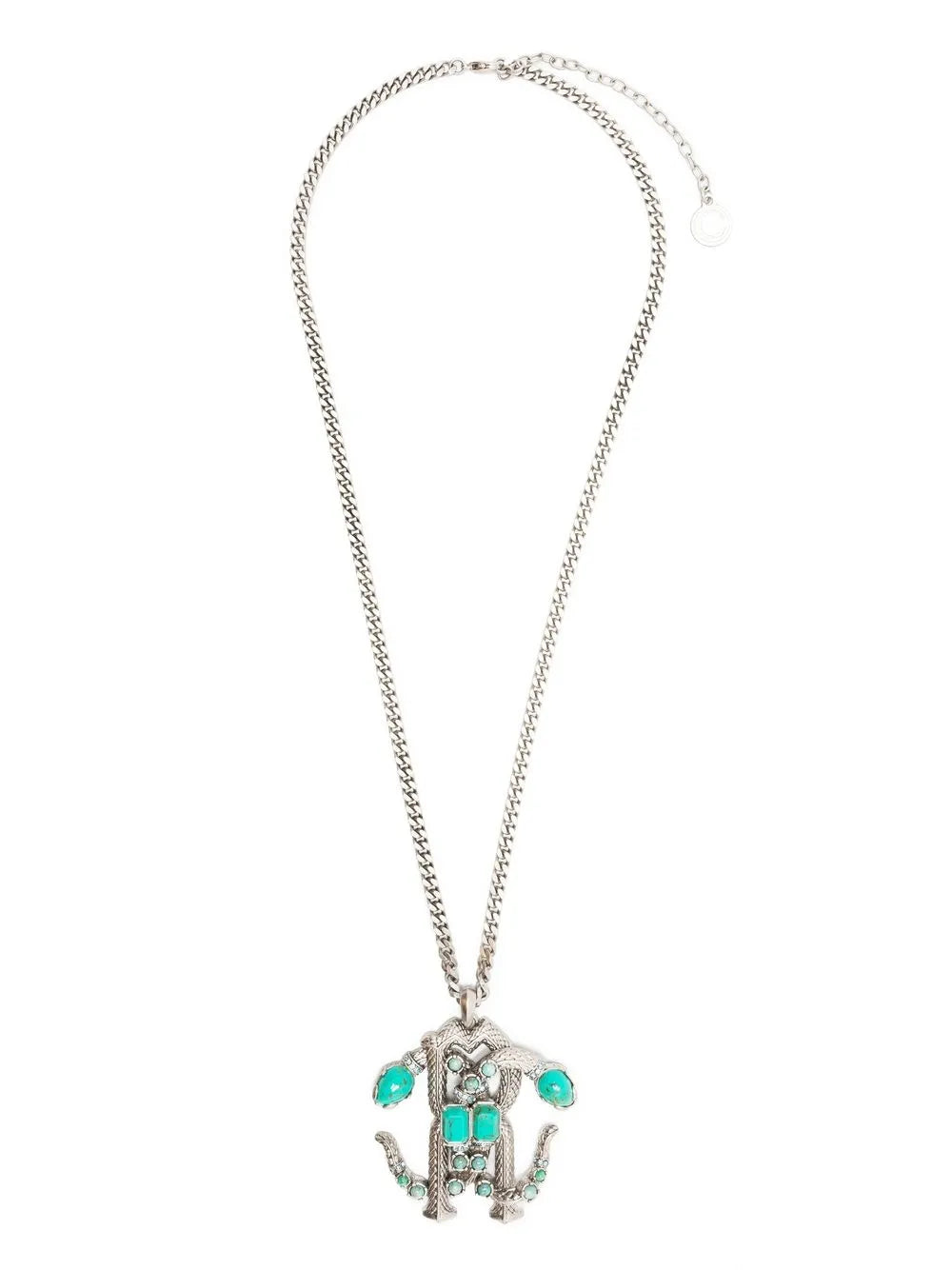 Mirror Snake pendant necklace