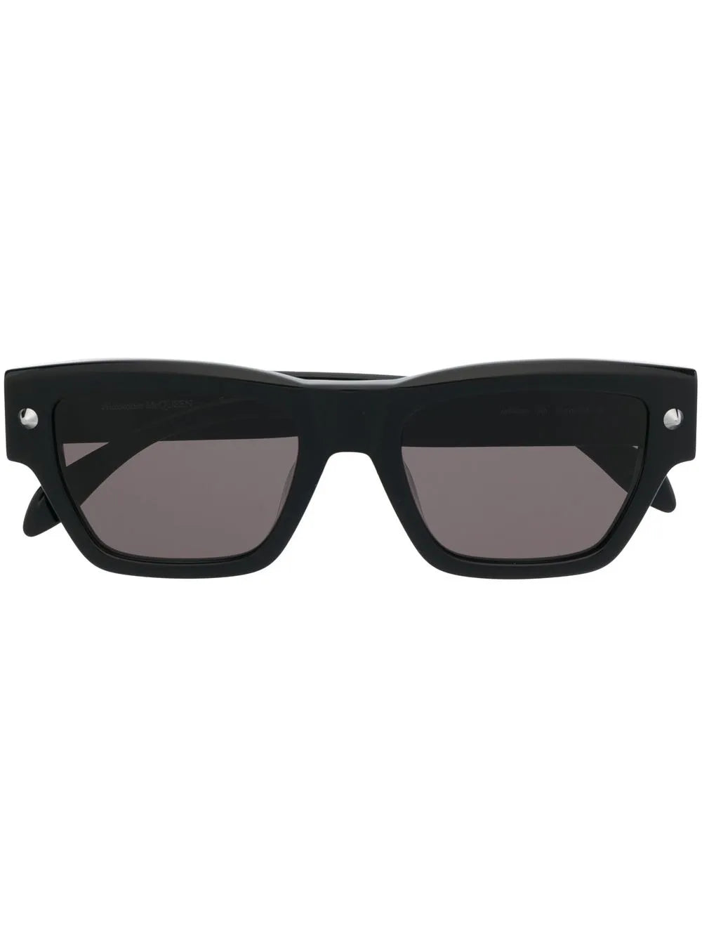 engraved-logo square sunglasses