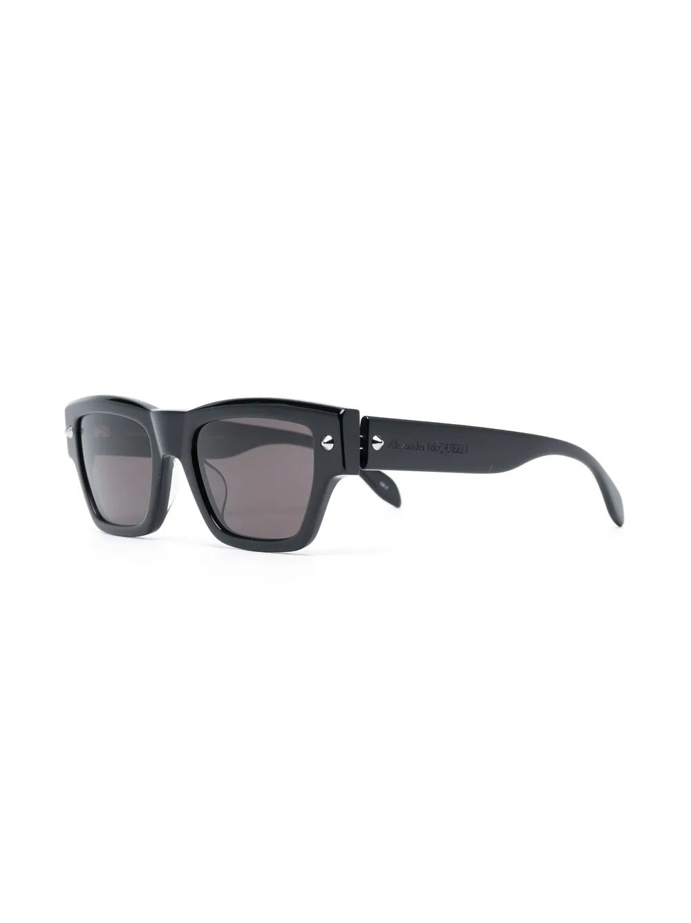 engraved-logo square sunglasses