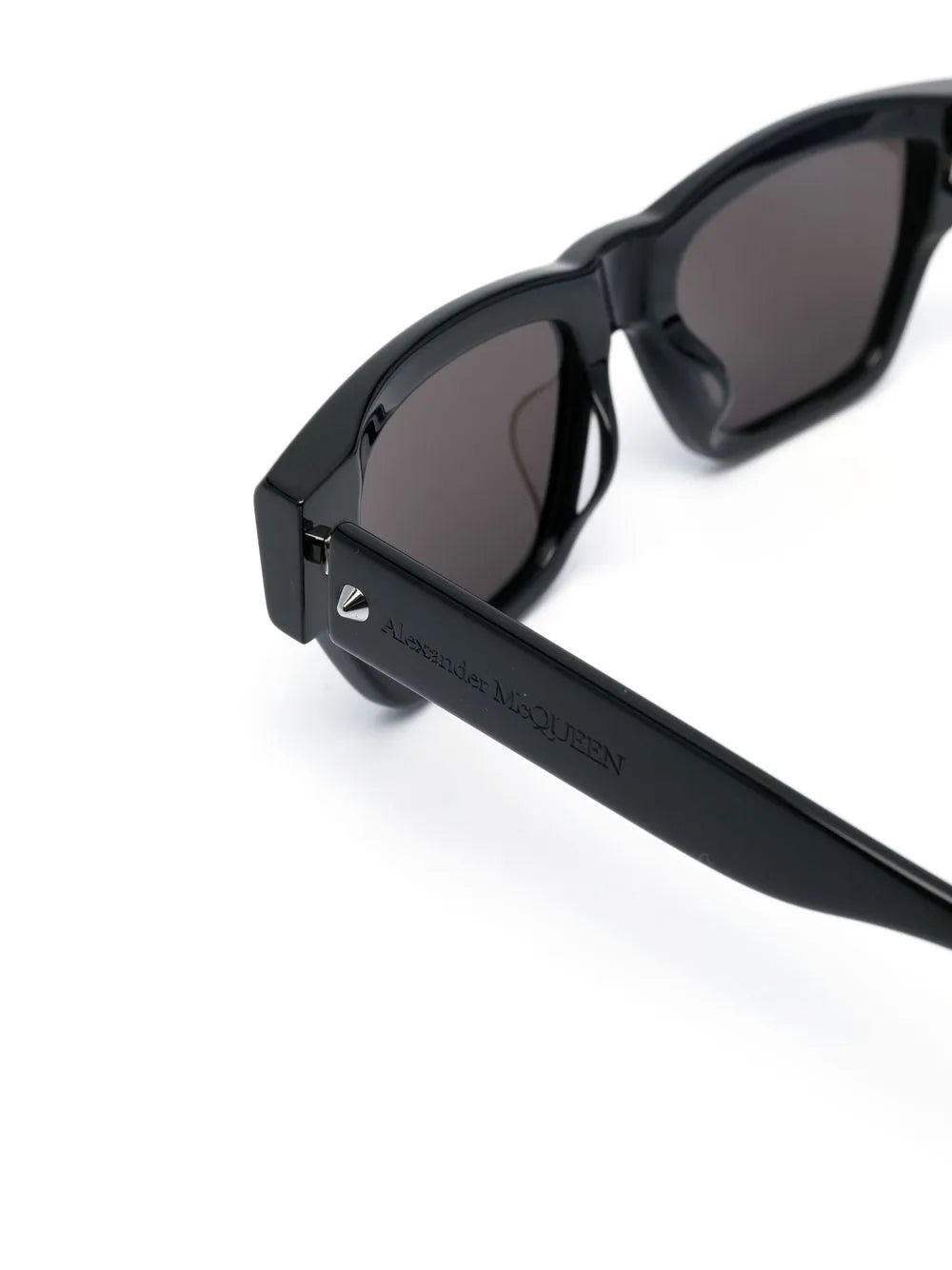 engraved-logo square sunglasses