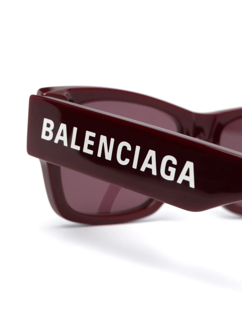 enamelled-logo square-frame sunglasses