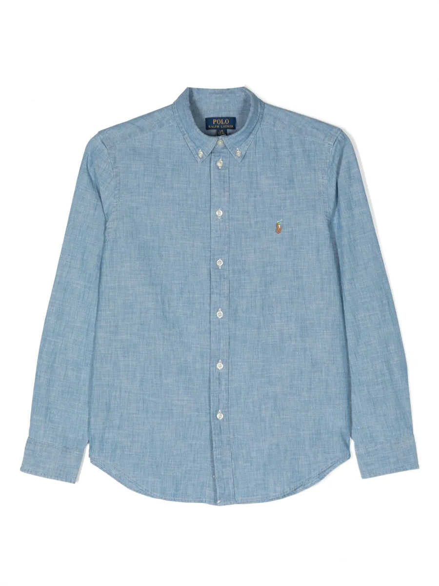 denim long sleeves shirt