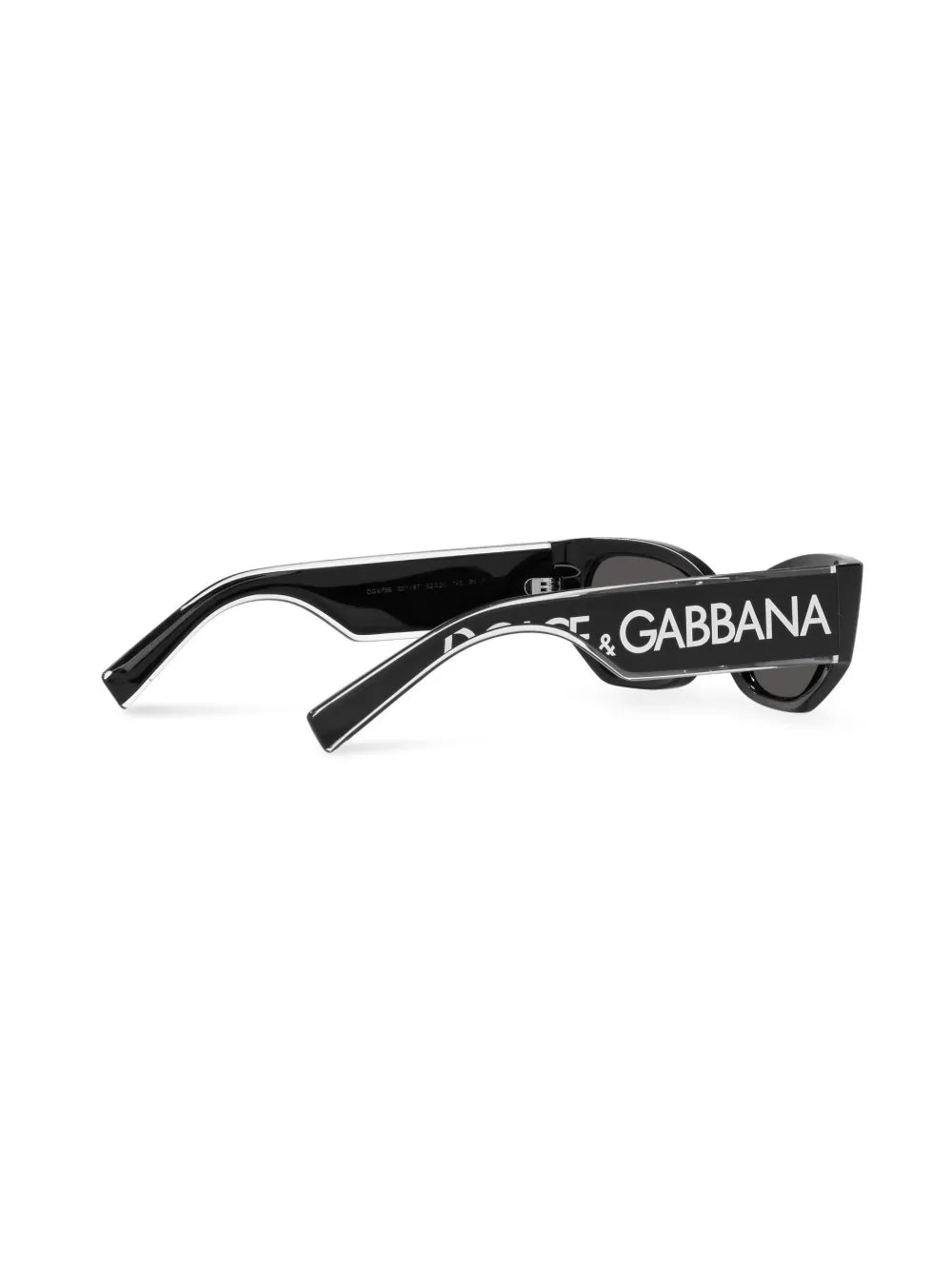 cat-eye frame logo-print sunglasses