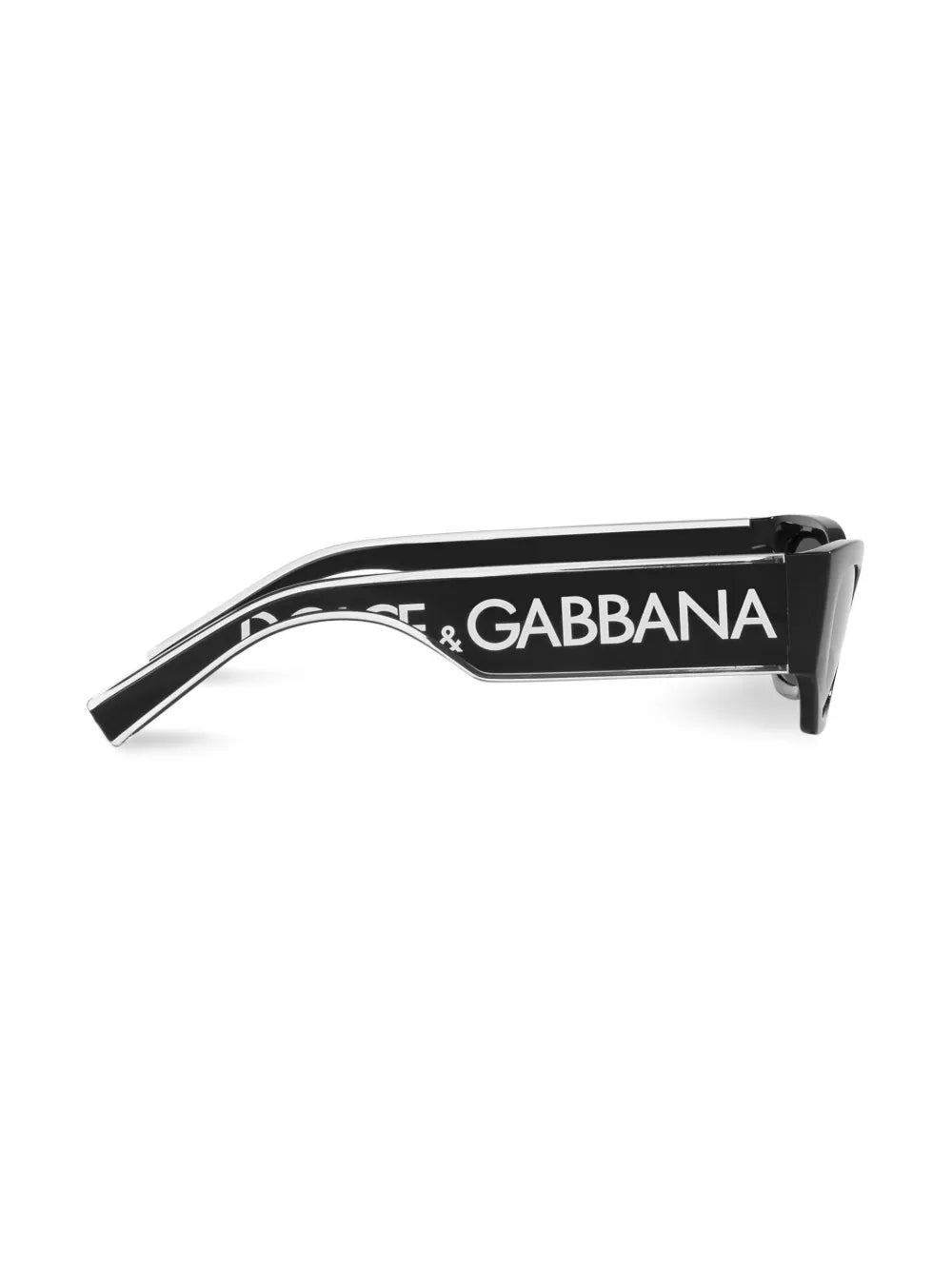 cat-eye frame logo-print sunglasses