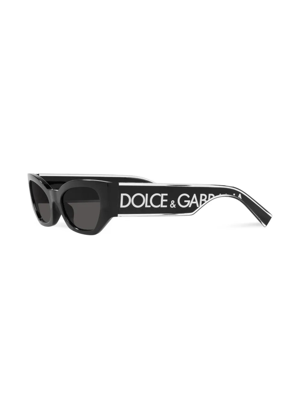 cat-eye frame logo-print sunglasses
