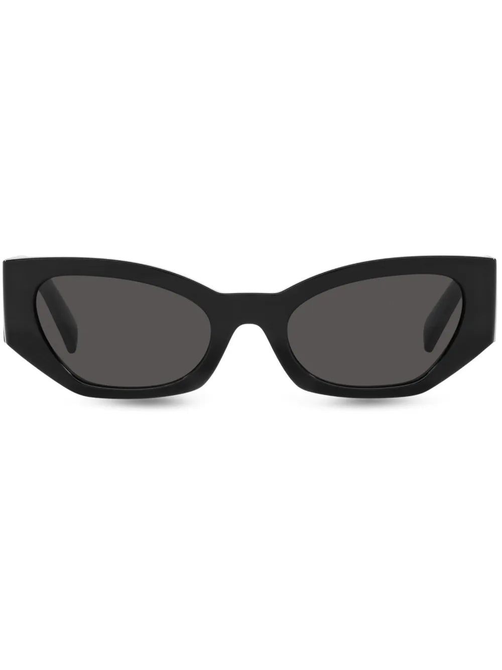cat-eye frame logo-print sunglasses