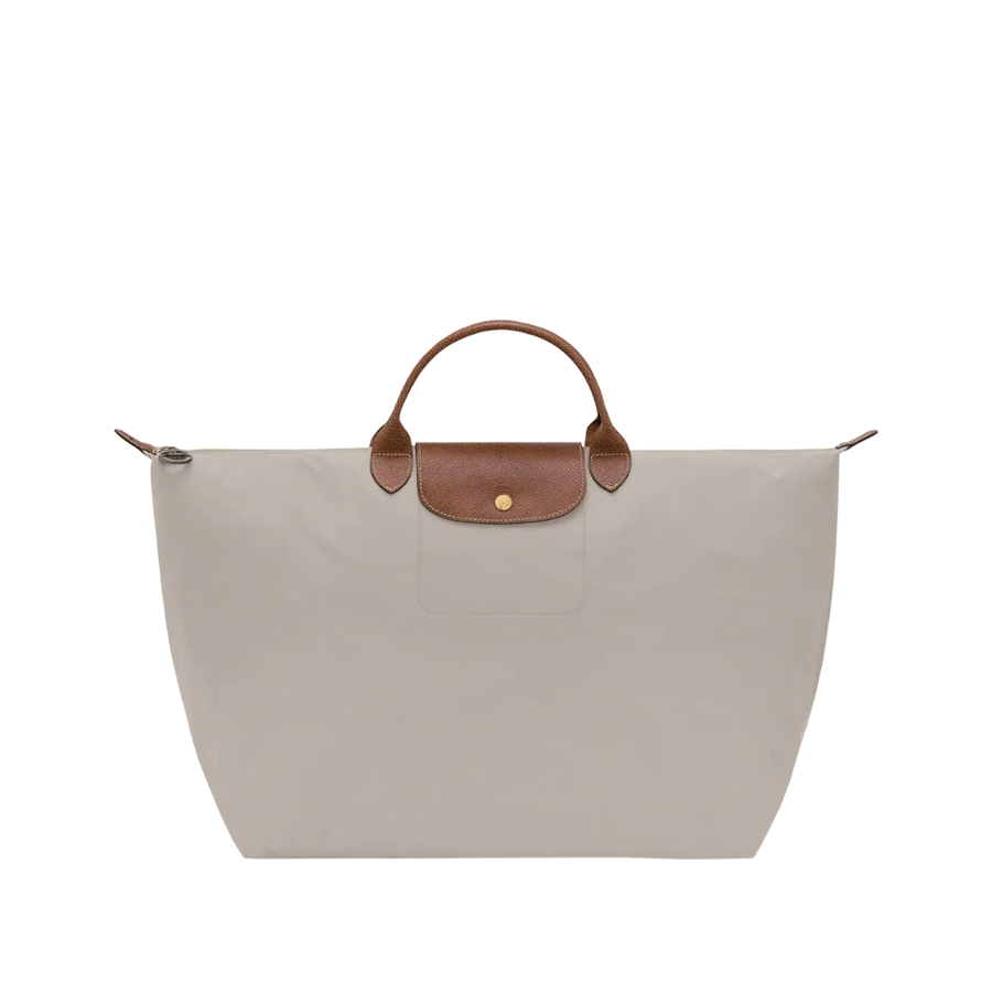 Longchamp Le Pliage Original M Handbag Pebble - Recycled canvas