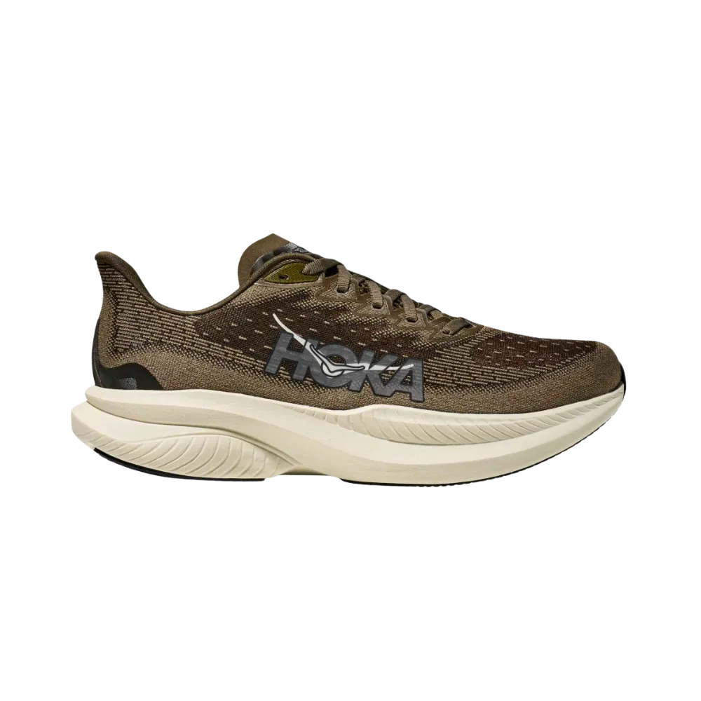 Hoka Mach 6 Antique Olive/Truffle Salt
