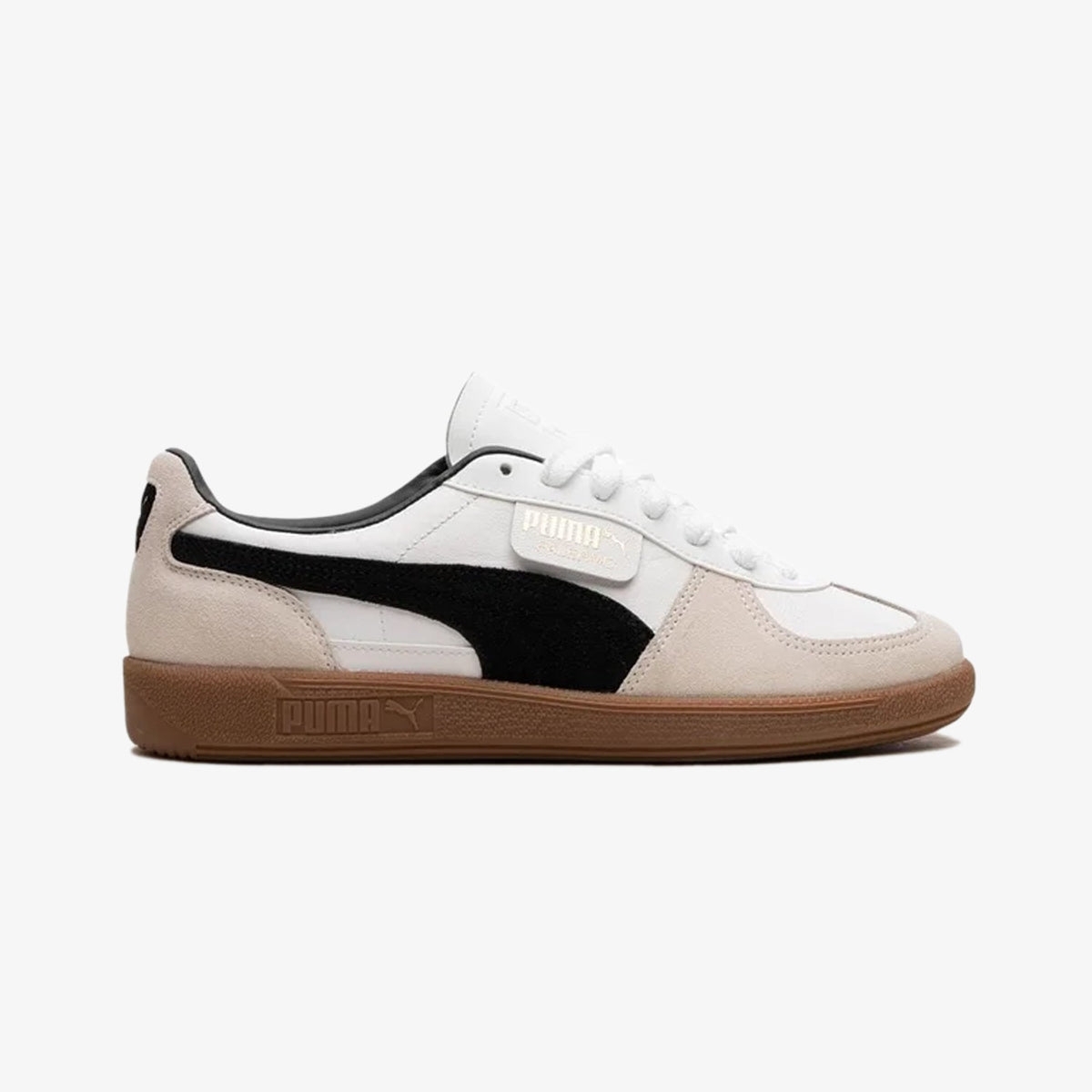 PUMA PALERMO LTH { WHITE\VAPOR GRAY-GUM