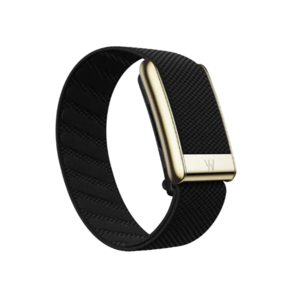 Whoop 5.0 Peak / MG Life Superknit Luxe Obsidian with Gold Band (Strap Only)