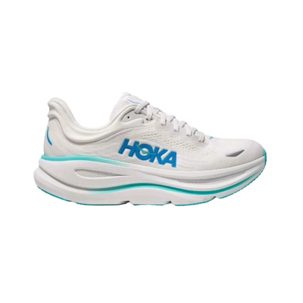 Hoka Bondi 9 White And Blue