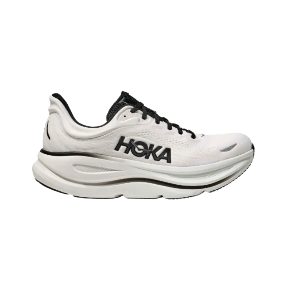 Hoka Bondi 9 White And Black