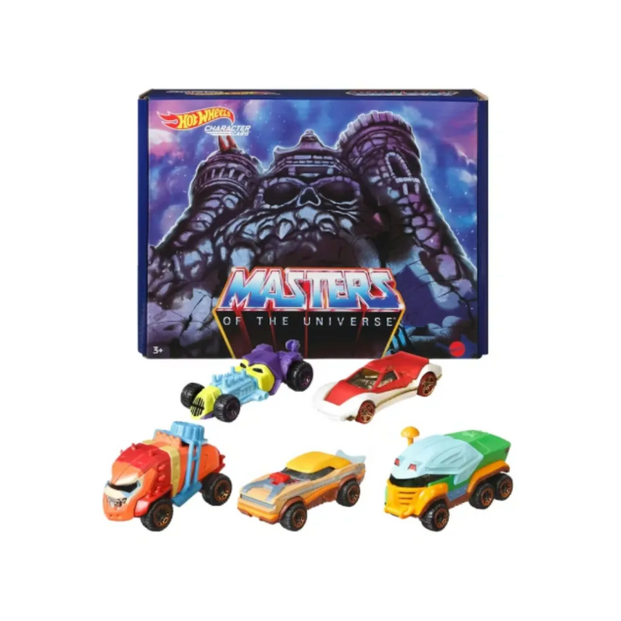 Hot Wheels Masters of the Universe Character Car Bundle 5-Pack
