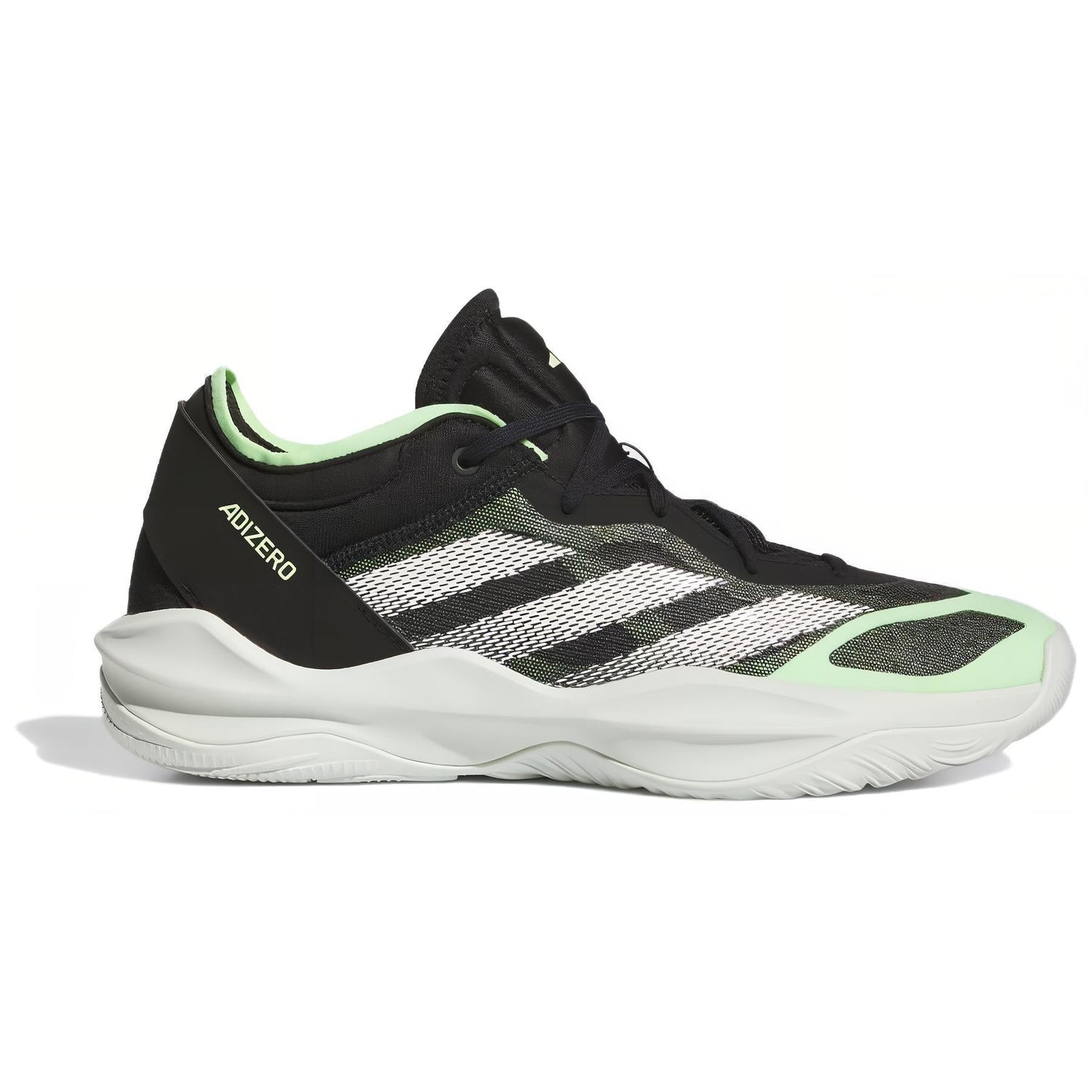 Adidas Adizero Select 2.0 Low Core Black Cloud White Green Spark