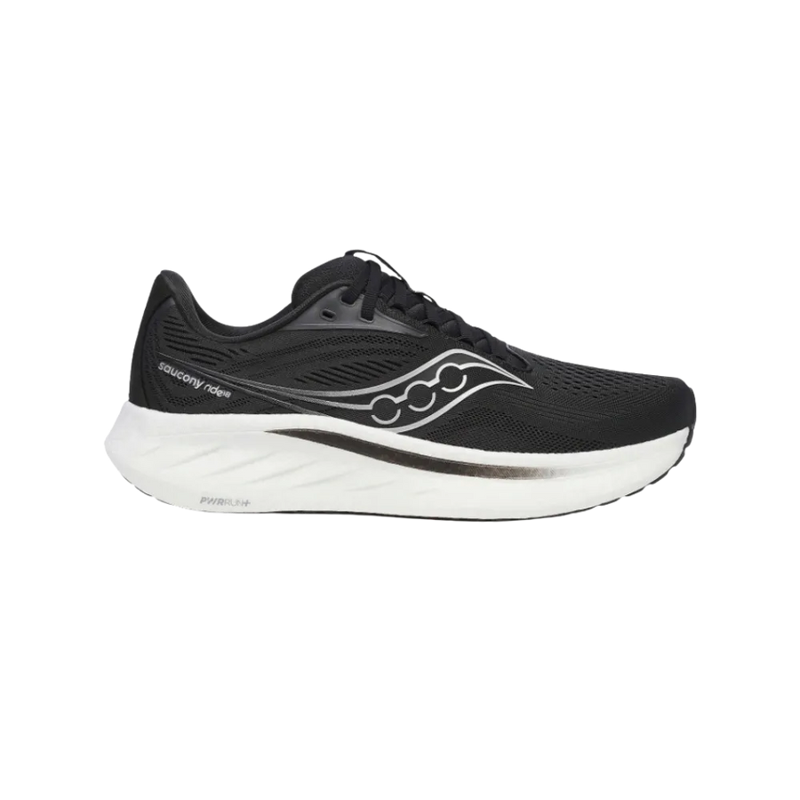 Saucony Ride 18 Black White