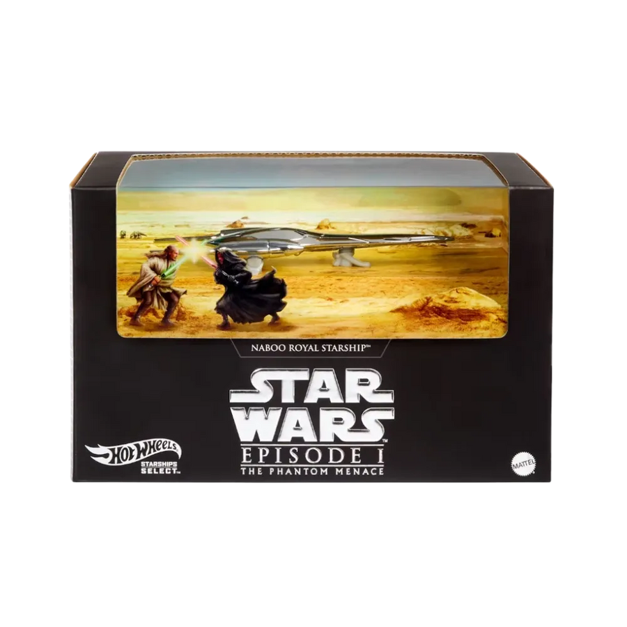 Hot Wheels Star Wars Starships Select Royal Naboo Starship Figure