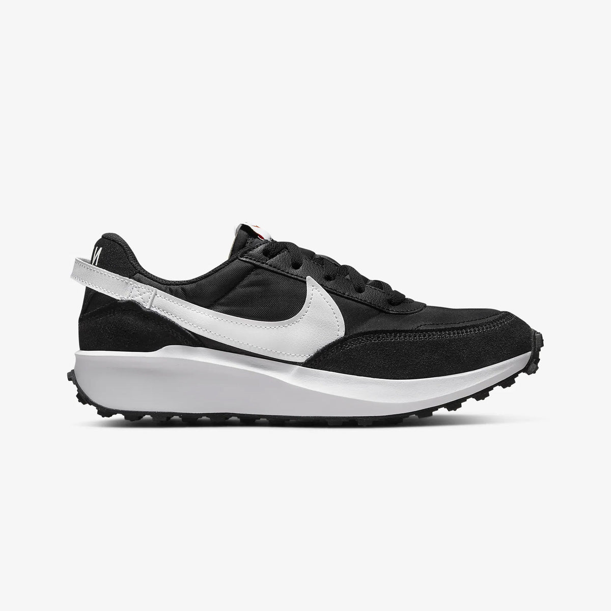 Nike WAFFLE DEBUT { BLACK/WHITE-ORANGE-CLEAR