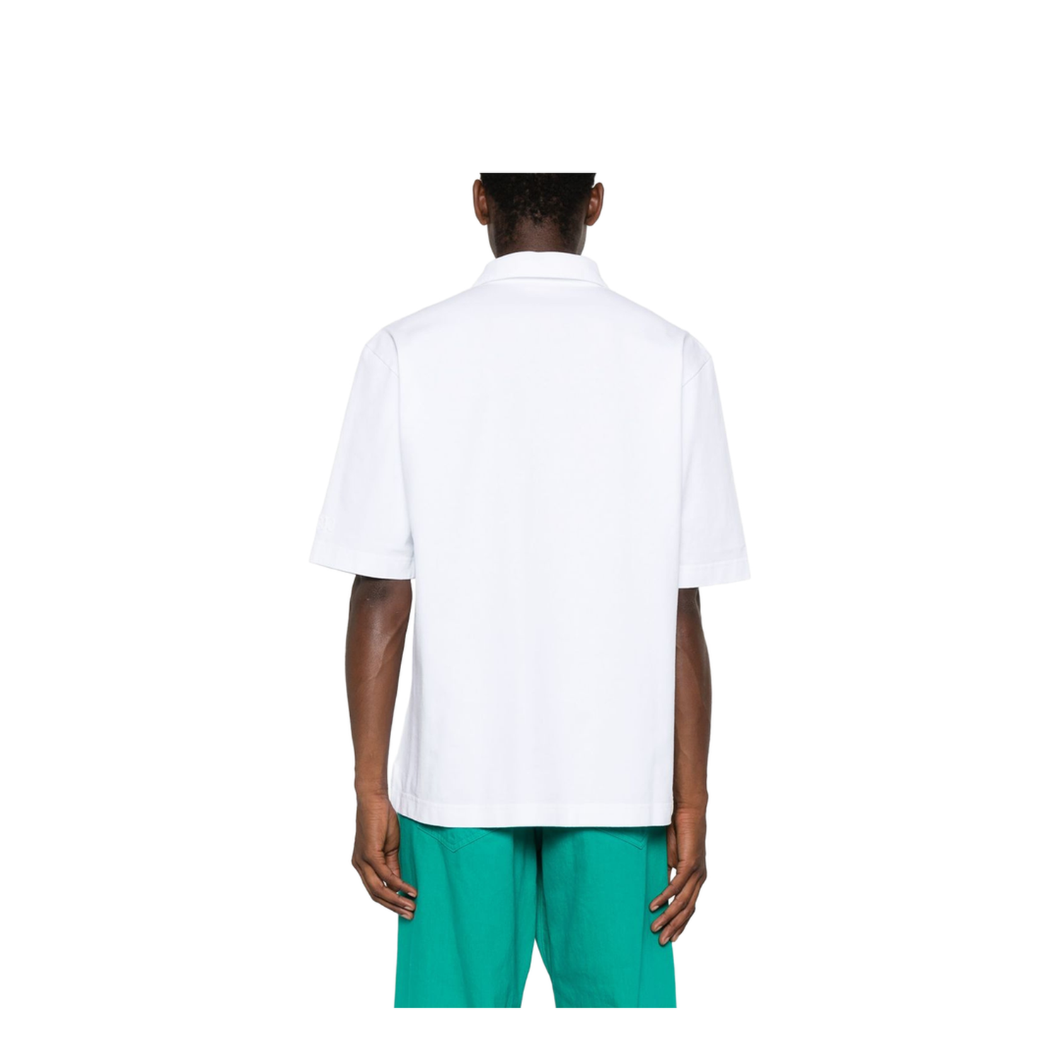 White Organic Cotton Polo