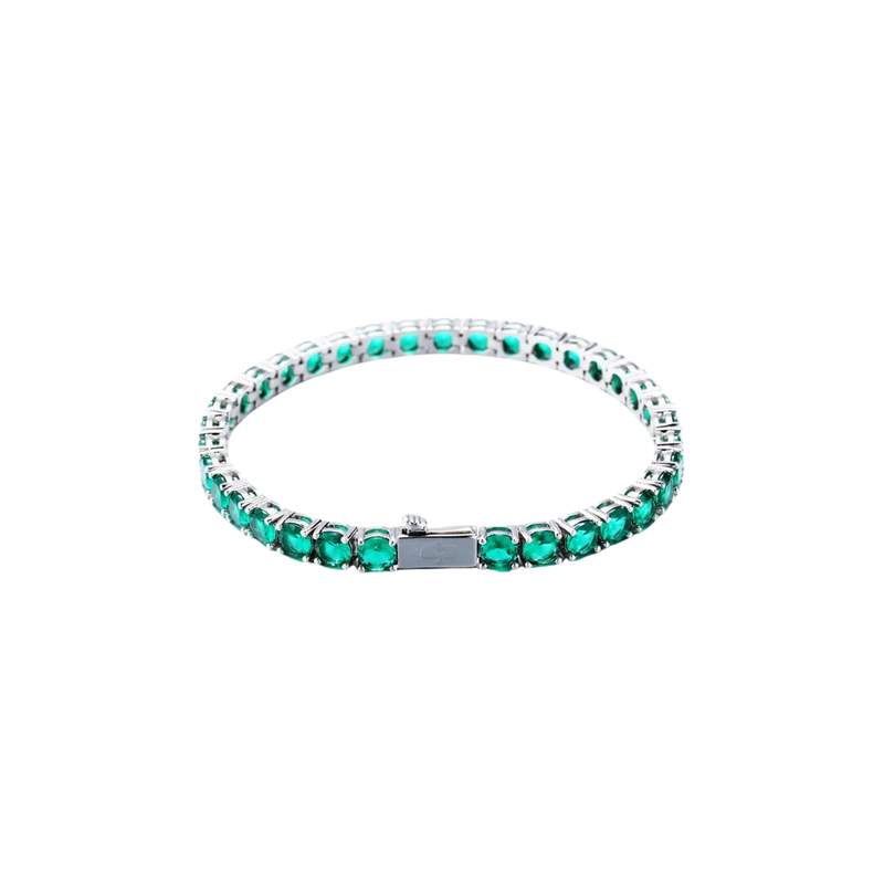 EMERALD COURT BRACELET SILVER 5MM