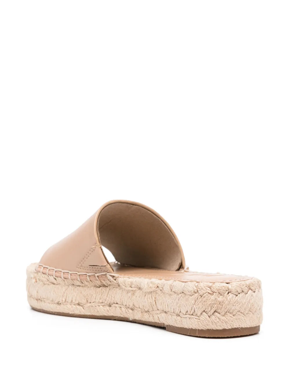 logo-lettering slip-on espadrilles