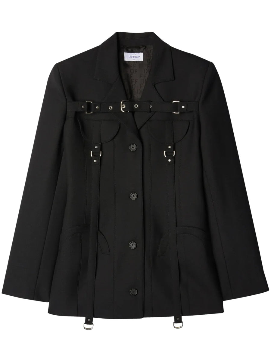 Cargo buckled jacket