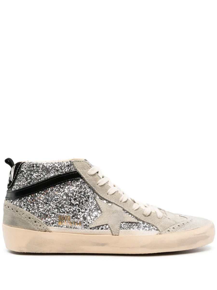 Mid Star glitter sneakers