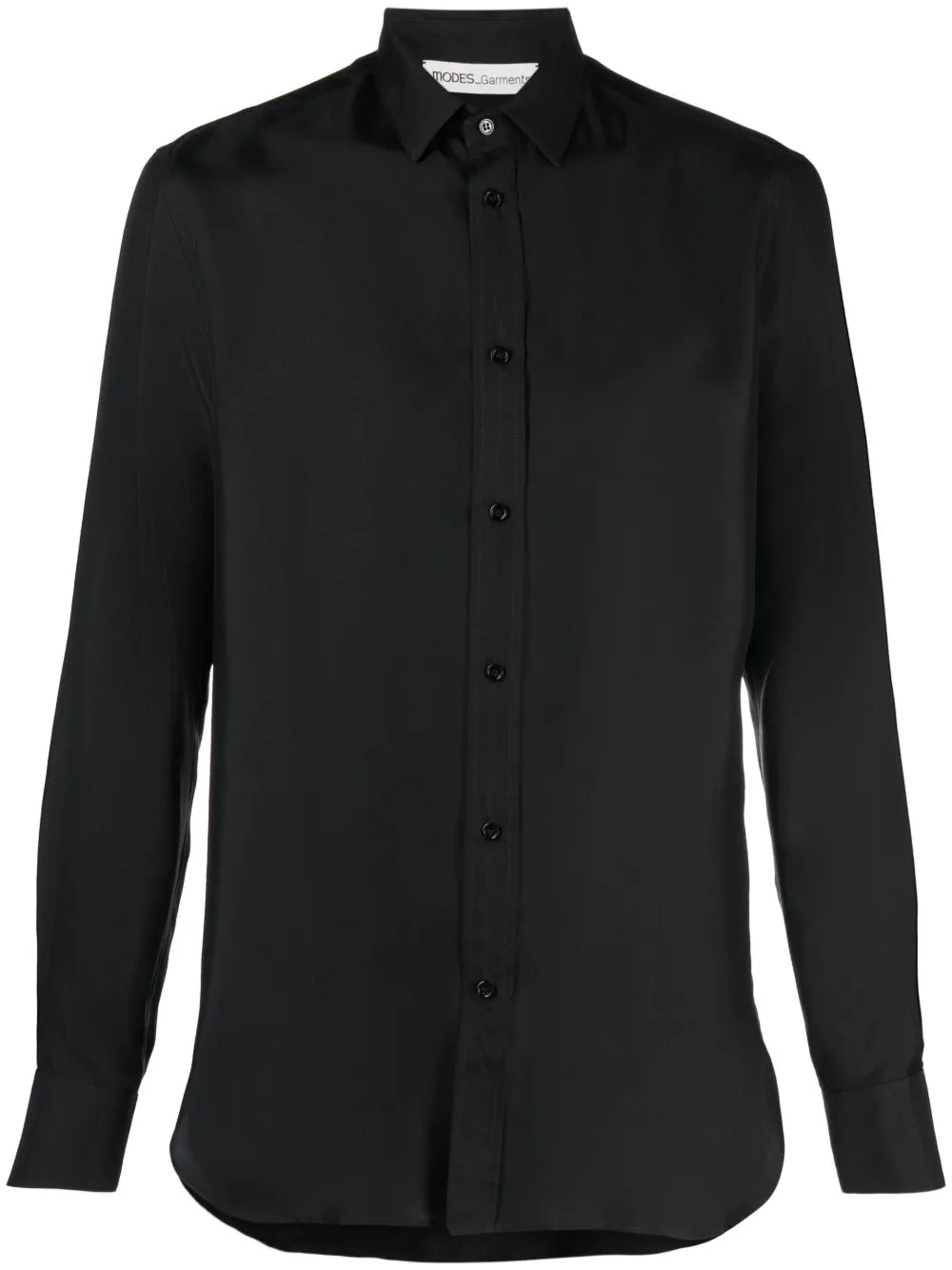 buttoned silk shirt
