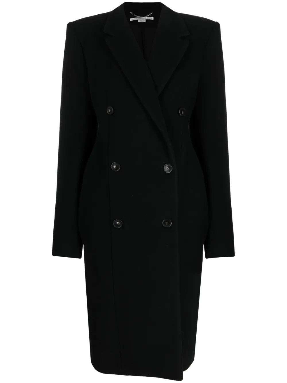 double-breasted wool coat